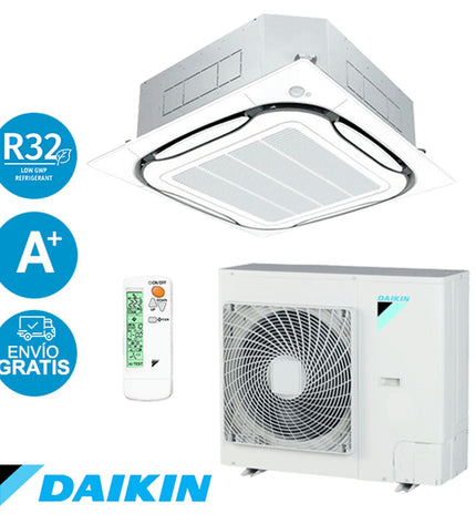 Portable Daikin air conditioner model ACAS100B with digital display and vents, designed for home and kitchen cooling.