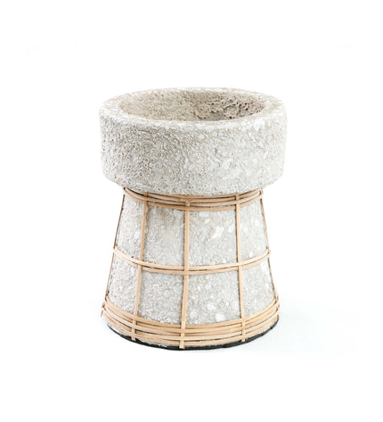 The Serene Candle Holder - Concrete Natural - M