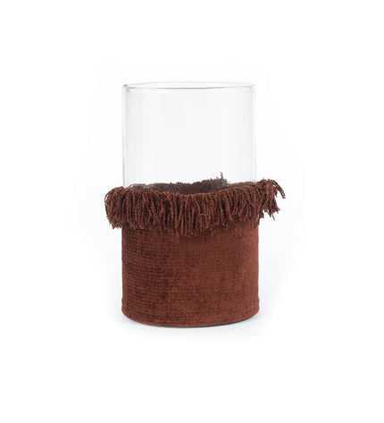 The Oh My Gee Candle Holder - Burgundy Velvet - XXL