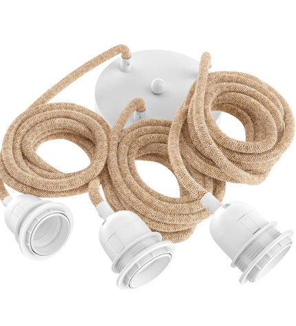 Fitting Lamps Ceiling - Natural White - 3 Fittings