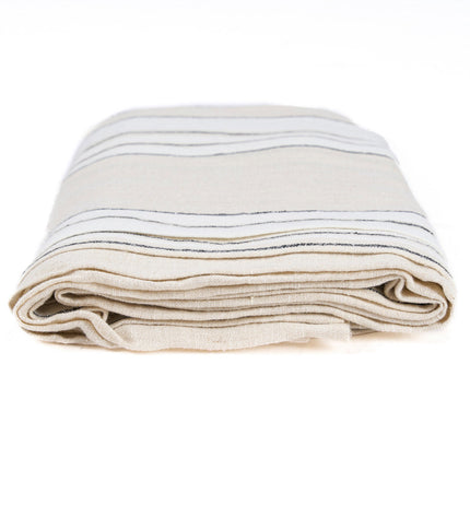The Provence Tablecloth - Natural Black White - 150x250