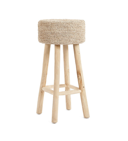 The Raffia Bar Stool