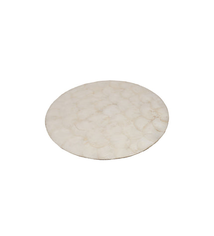 The Mother of Pearl Coaster - White