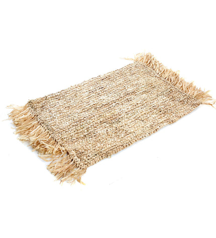 The Fringe Raffia Placemat Rectangular - Natural