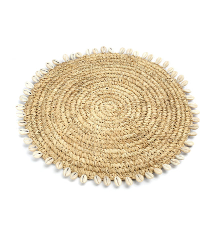 The Raffia Shell Pan Coaster
