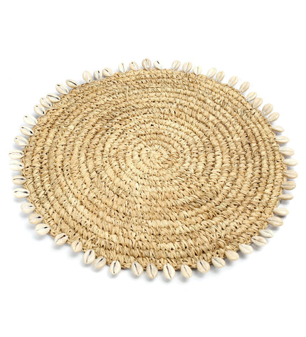 The Raffia Shell Placemat - Natural