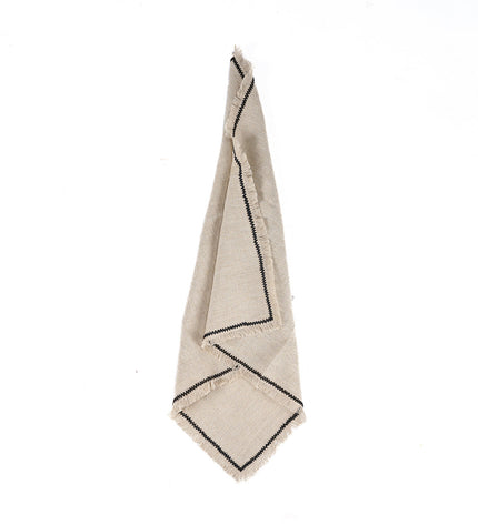 The Tuscany Napkin - Natural Black - 45x45
