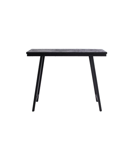 The Herringbone High Table - Black - 140cm