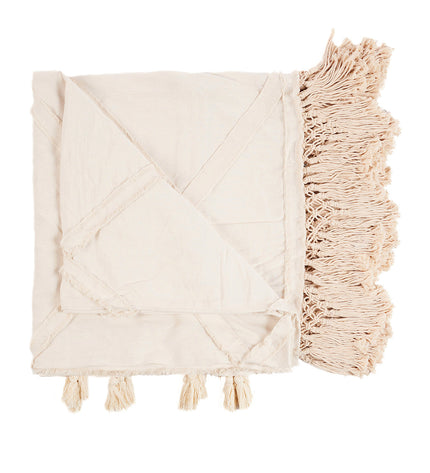 The Berber Bed Throw - Natural