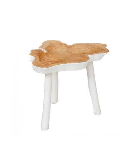 The Organic Side Table - Natural White