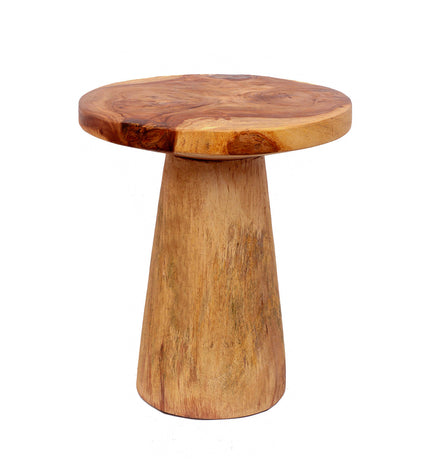 The Timber Conic Side Table - Natural - 50