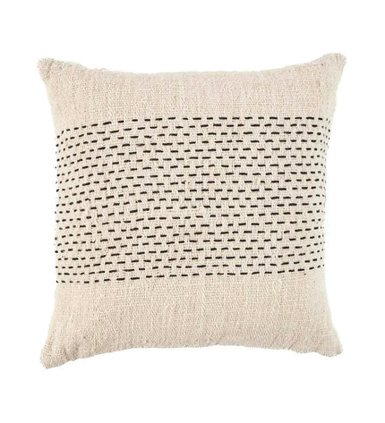 The Misty Cushion Cover - Natural Black