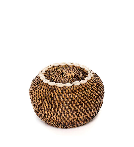 The Colonial Peek-a-Boo Basket - Natural Brown - S