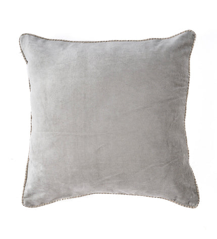 The Velvet Crush Cushion Cover - Grey - 50x50
