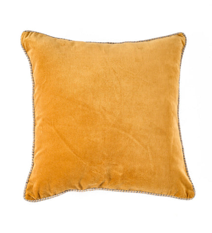The Velvet Crush Cushion Cover - Mustard - 50x50
