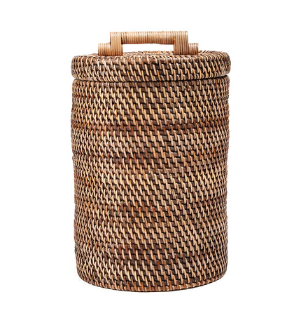 The Rattan Bin High - Natural Brown