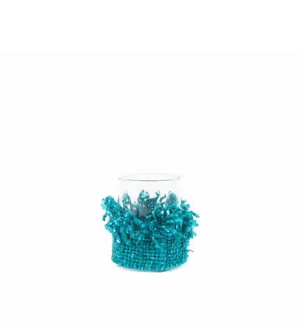 The Oh My Gee Candle Holder - Aqua - M