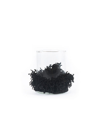 The Oh My Gee Candle Holder - Black Velvet - M