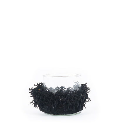 The Oh My Gee Candle Holder - Black Velvet - S