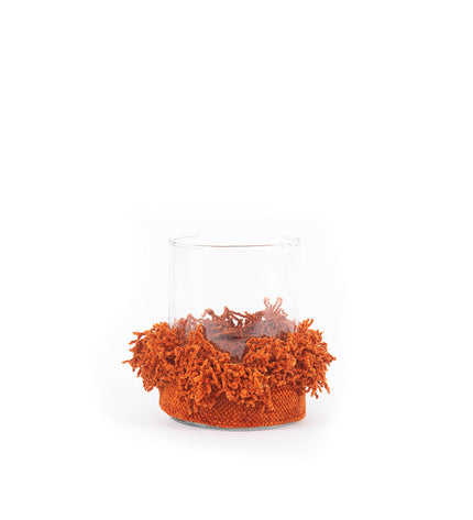 The Oh My Gee Candle Holder - Rust Velvet - M
