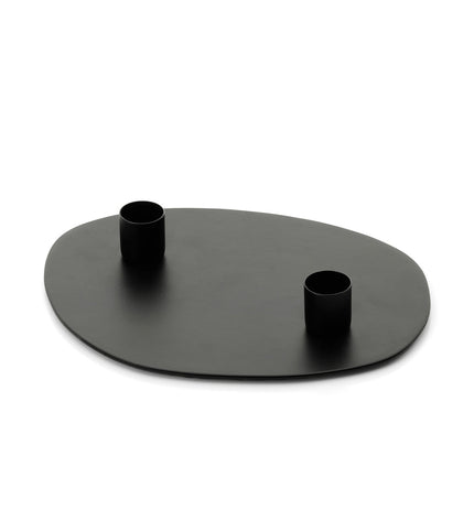 The Glowpad Candle Holder - Black - M
