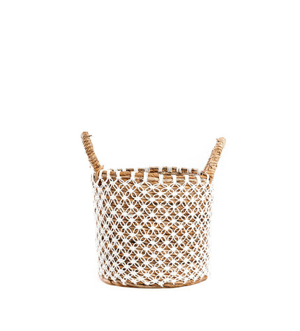 The Crossed Stitched Macrame Basket - S