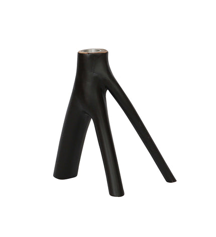 The Triple Twig Candle Holder - Black