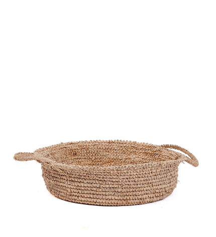 The Raffia Basket Trays - Natural - L