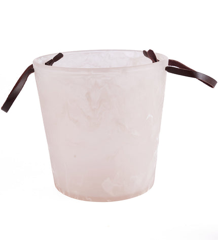 The Resin Ice Bucket - Pink White