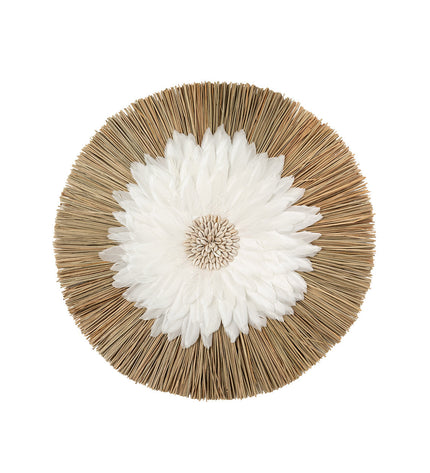 The Alang Feather Juju - Natural White