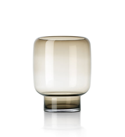 The Smoky Cube Vase - Brown - L