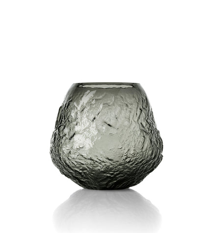 The Earth Crater Vase - Black - L