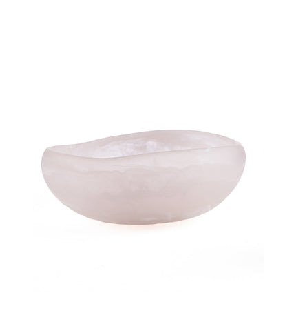 The Resin Organic Bowl - Pink White - S
