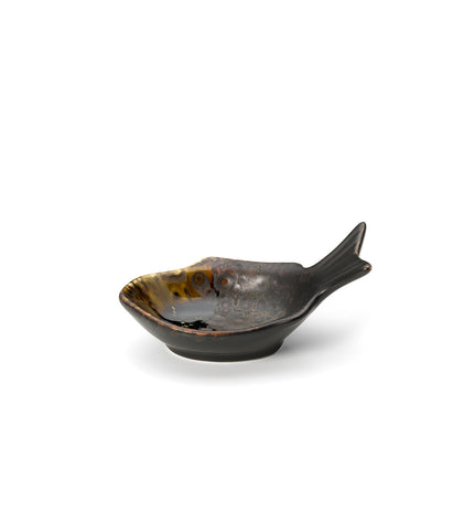 The Merapi Fish Shaped Bowl - Brown - S