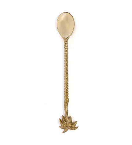 The Palm Tree Long Spoon - Gold
