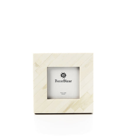 The Nomad Ivory Frame - Cream White - 10x10