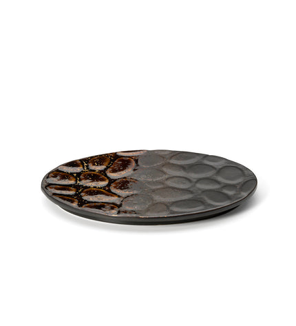 The Merapi Oval Plate - Brown