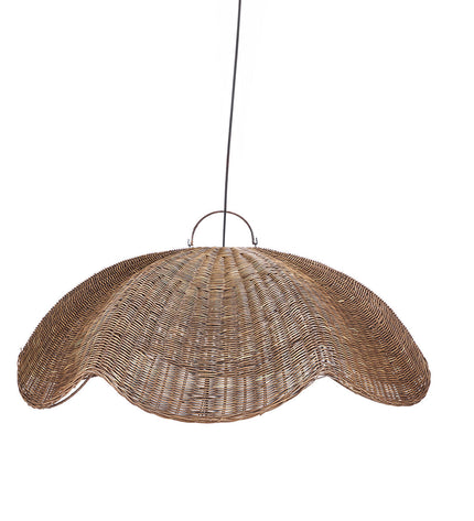 The Wave Pendant - Dark Walnut - L