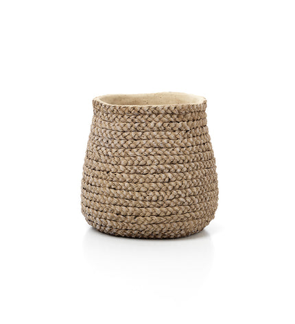 The Fake Braided Planter - Natural - L