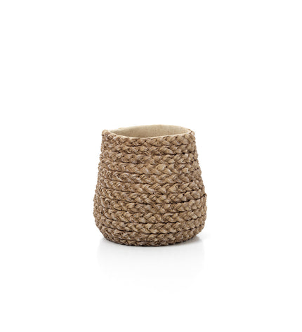 The Fake Braided Planter - Natural - S