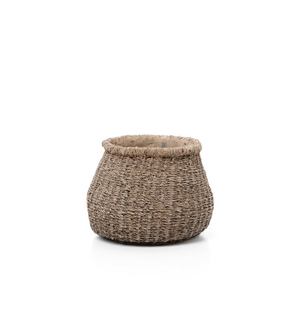 The Faux-Puff Planter - Brown - S