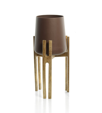 The Forked Root Planter - Natural Brown - L
