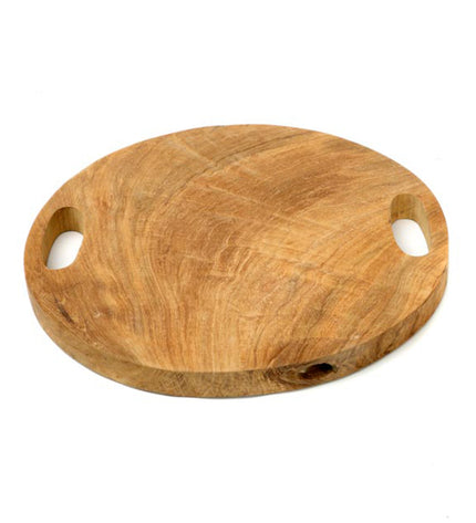 The Teak Root Tray - Natural - L