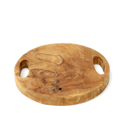The Teak Root Tray - Natural - S