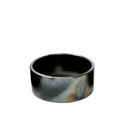 The Burned Cylinder Dish - Black - M