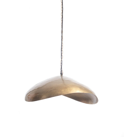 The Fortune Cookie Pendant - Brass - L