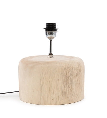 The Teak Wood Table Lamp Base - Natural
