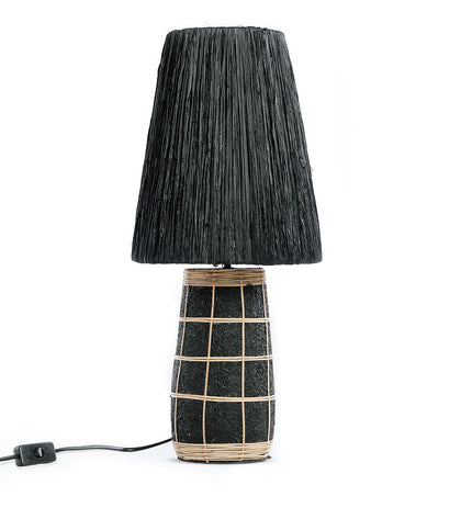 The Naxos Table Lamp - Black Natural