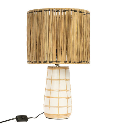 The Molokai Table Lamp - White Natural