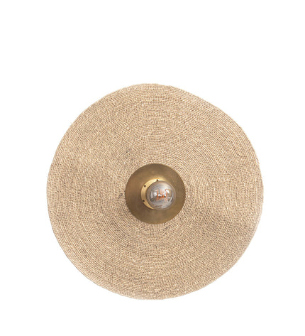 The Let's Groove Wall Lamp - Natural Brass - M
